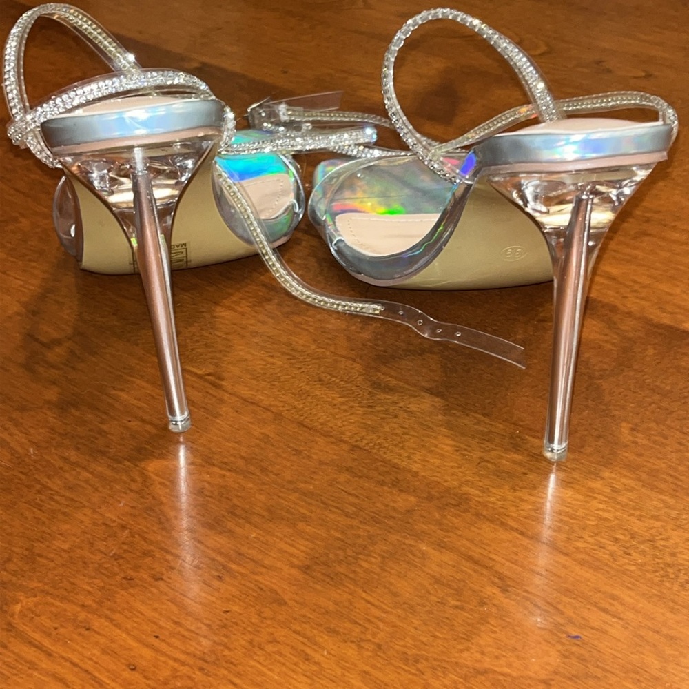 C C Clear high heels size 30 Europe or 8-8.5 US - Picture 7 of 12